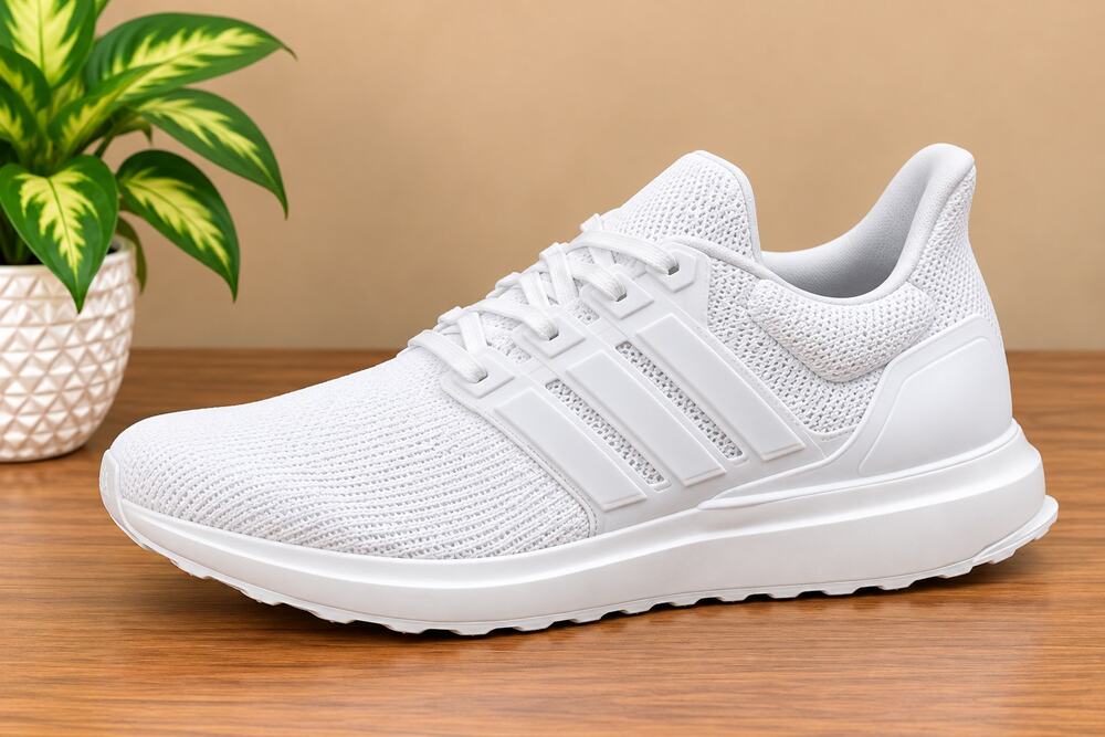 USED Adidas Women's Ubounce Alphaskin, White/White/White, 7